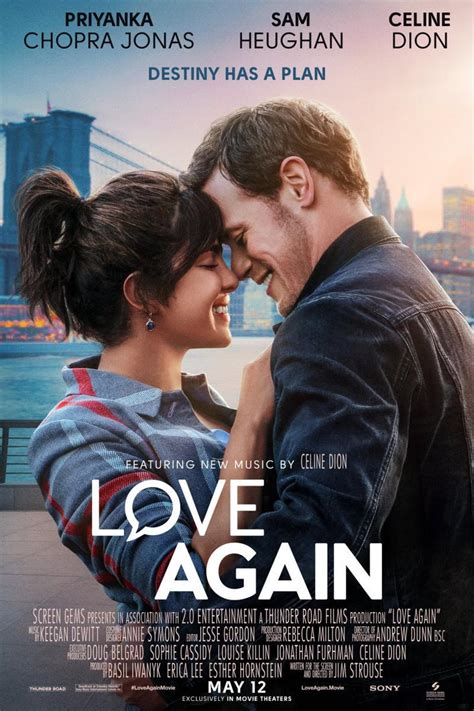 Loved again - Feb 14, 2023 · Link Copied! Celine Dion in 'Love Again.'. Just in time for Valentine’s Day, the trailer for Celine Dion ’s new feature film debuted on Tuesday. “Love Again” stars Dion, Priyanka Chopra ... 